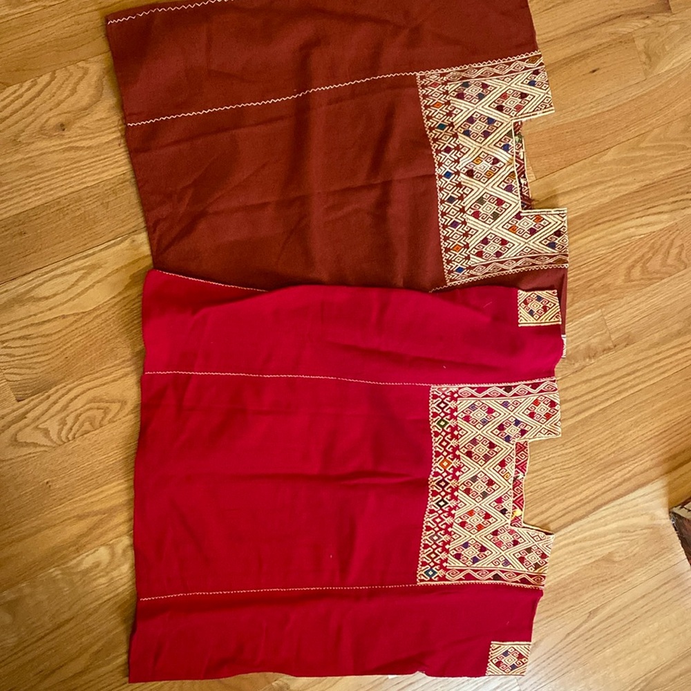 Handmade Huipil tops hand embroidered OS
